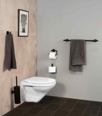 Toilet set Bosio Black matt stainless_02