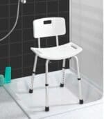 Bathroom stool with backrest (2)