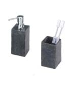 Bath-Accessory Set Slate Rock