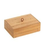 Bamboo Box With Lid & Practical Loop