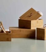 Bamboo Box With Lid & Practical Loop (2)