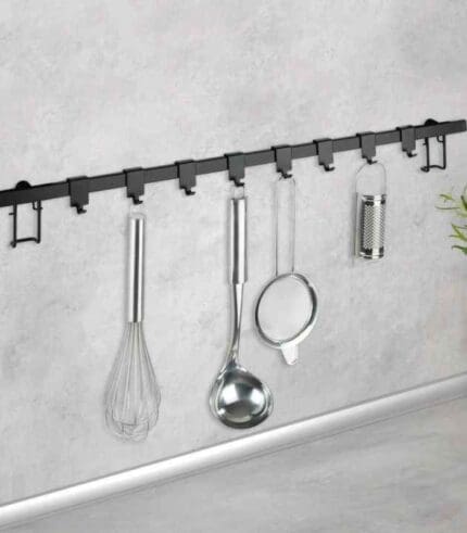 Kitchen Rail With 8 Hooks (2)