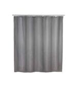 grey curtain bath